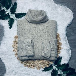 J crew wool turtleneck sweater